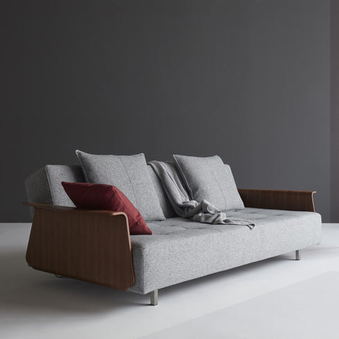 Long Horn Deluxe Excess Sofa Bed with Armrests / 245x114cm